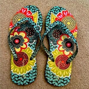 Vera Bradley Flip Flops Sandals